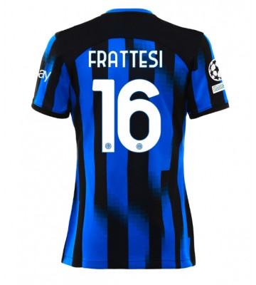 Inter Milan Davide Frattesi #16 Hemmatröja Kvinnor 2023-24 Kortärmad